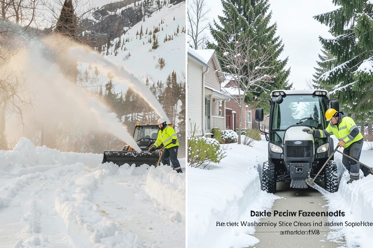 Magnesium Chloride Spreading in Medina, King County, WA - Survey the site for landscaping and pet-traffic areas that need a milder deicer