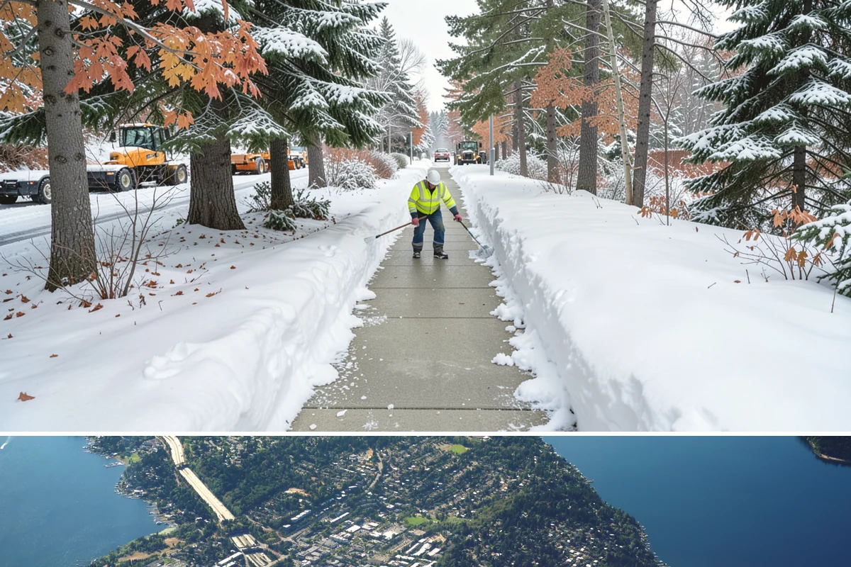 Magnesium Chloride Spreading in Mercer Island, King County, WA - Magnesium chloride sees steady use from December through February on properties where landscaping and pet safety are priorities.