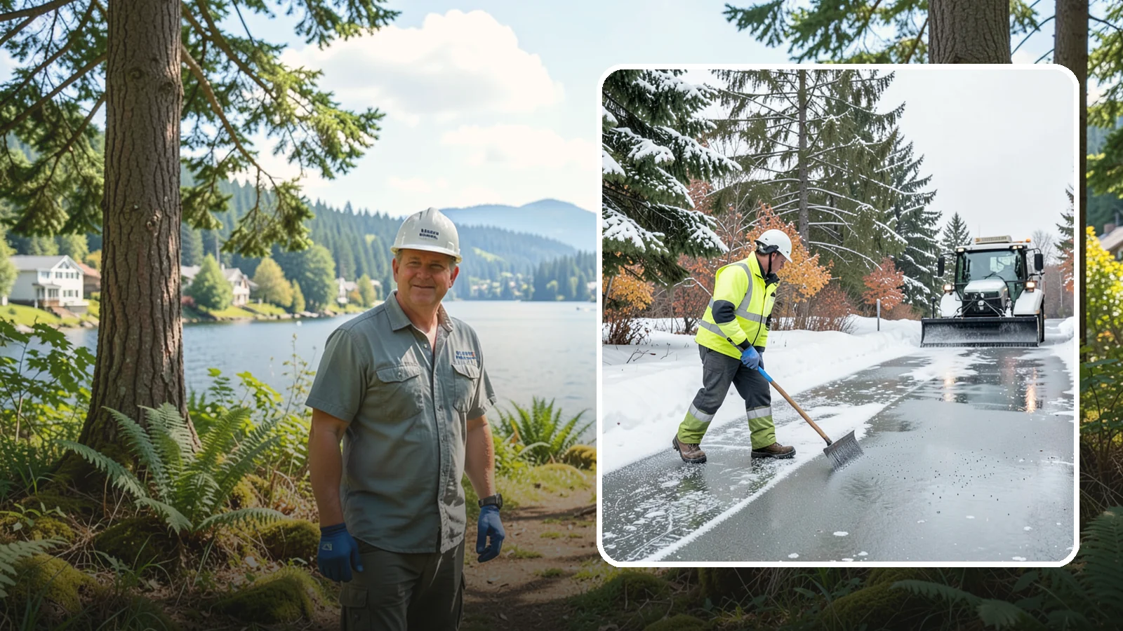 Magnesium Chloride Spreading in Milton, King County, WA - Magnesium chloride spreading delivers effective deicing with less damage to concrete, vegetation, and paws than harsher salts.
