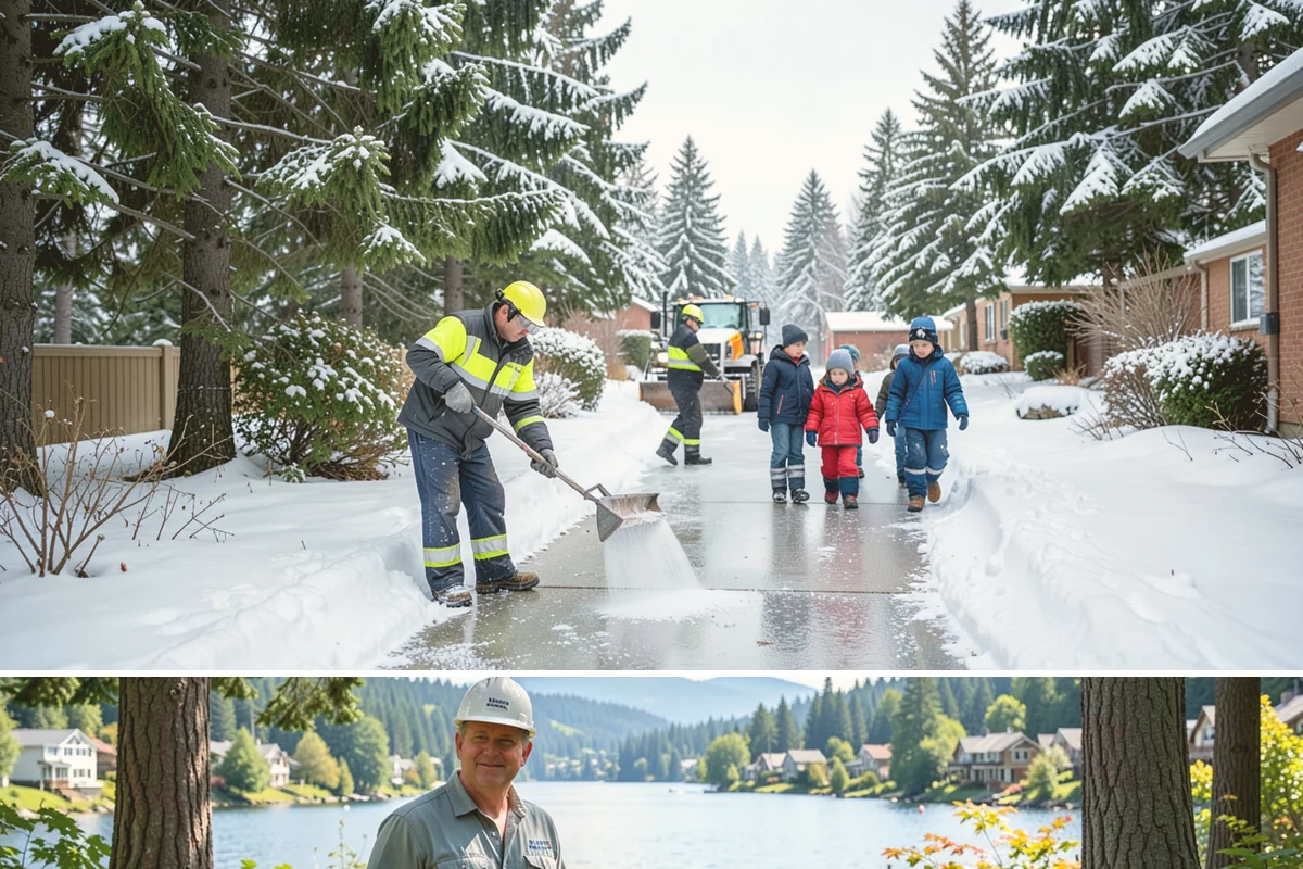 Magnesium Chloride Spreading in Milton, King County, WA - Magnesium chloride sees steady use from December through February on properties where landscaping and pet safety are priorities.
