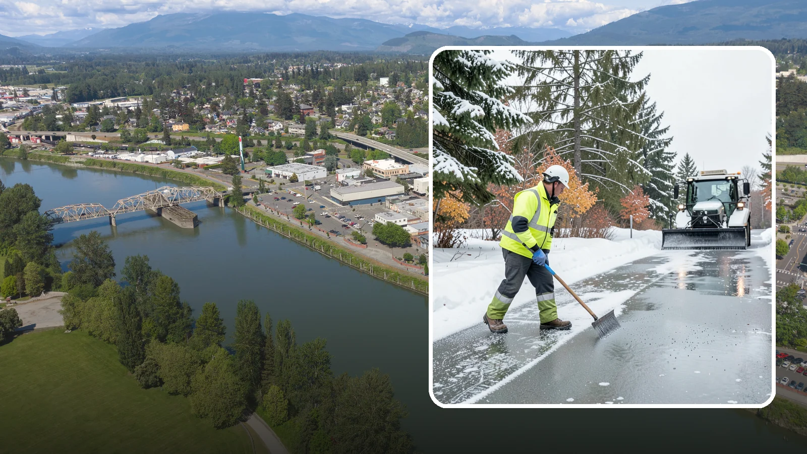 Magnesium Chloride Spreading in Mount Vernon, Skagit County, WA - Magnesium chloride spreading delivers effective deicing with less damage to concrete, vegetation, and paws than harsher salts.