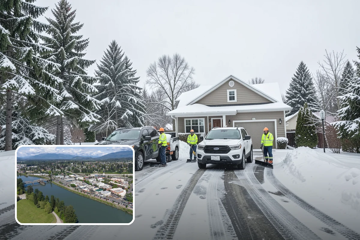 Magnesium Chloride Spreading in Mount Vernon, Skagit County, WA - Less corrosive to concrete, rebar, and metal railings than rock salt