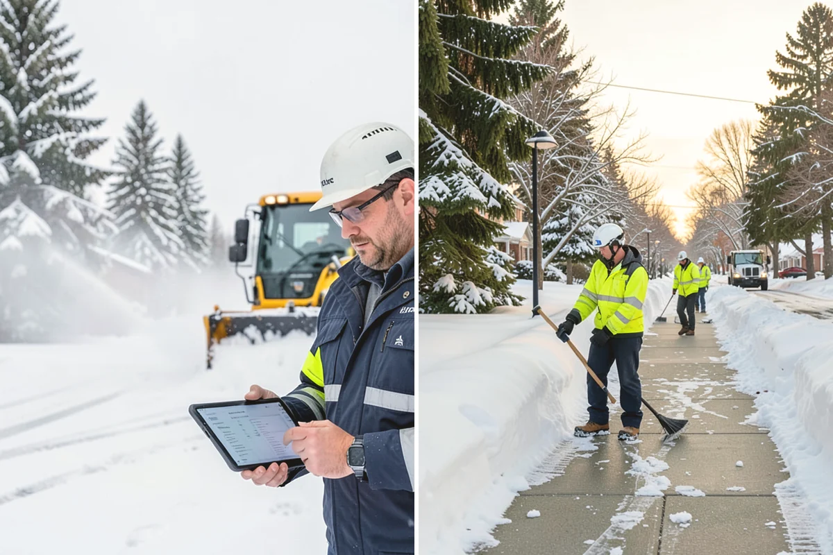 Magnesium Chloride Spreading in Mountlake Terrace, Snohomish County, WA - Survey the site for landscaping and pet-traffic areas that need a milder deicer