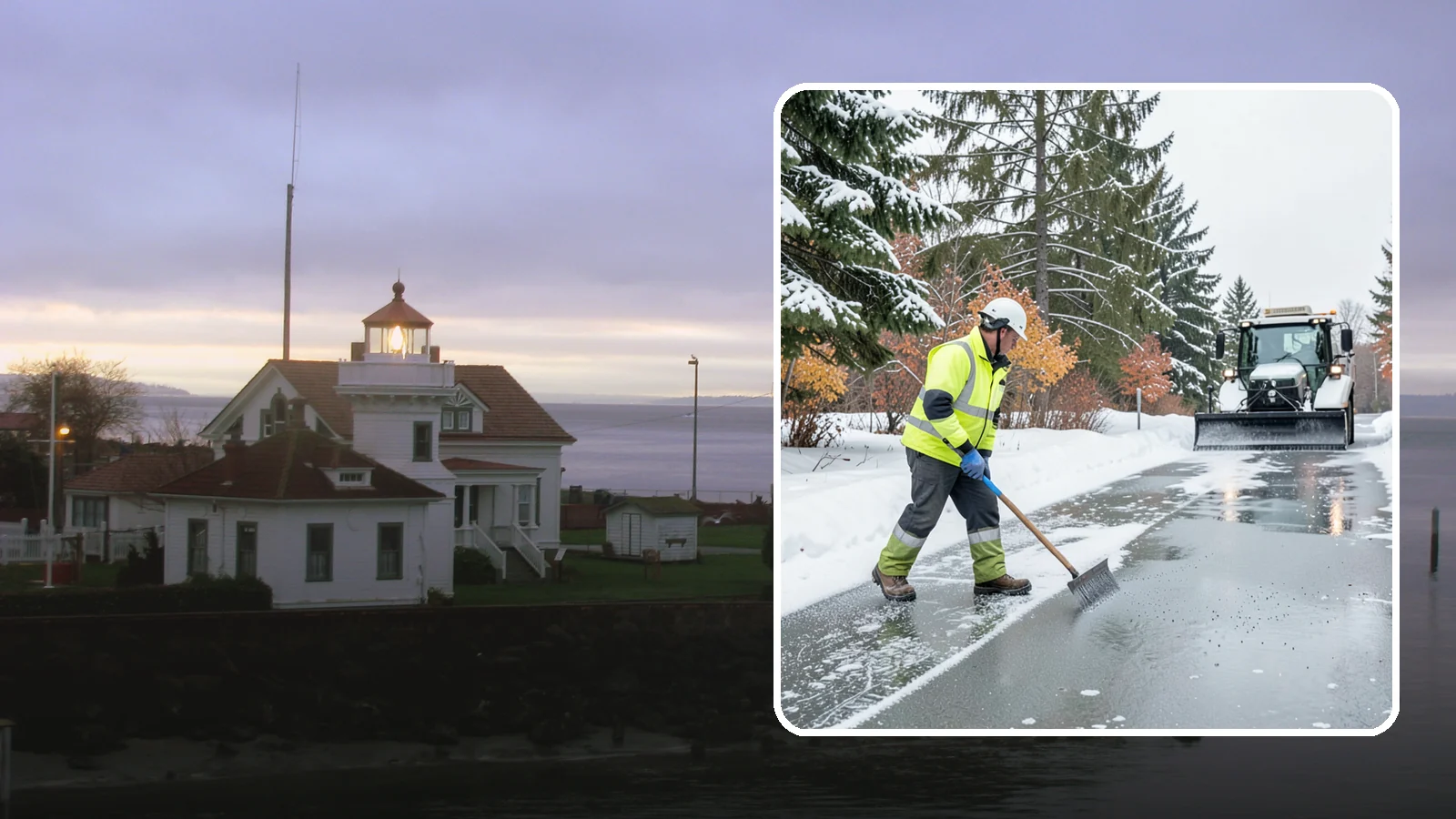 Magnesium Chloride Spreading in Mukilteo, Snohomish County, WA - Magnesium chloride spreading delivers effective deicing with less damage to concrete, vegetation, and paws than harsher salts.