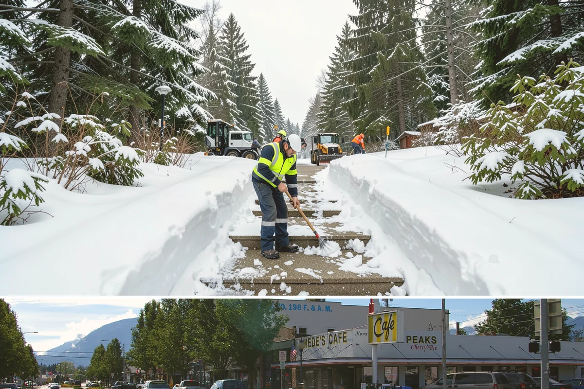 Magnesium Chloride Spreading in North Bend, King County, WA - Magnesium chloride sees steady use from December through February on properties where landscaping and pet safety are priorities.