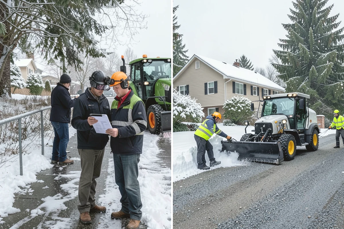 Magnesium Chloride Spreading in Oak Harbor, Island County, WA - Survey the site for landscaping and pet-traffic areas that need a milder deicer