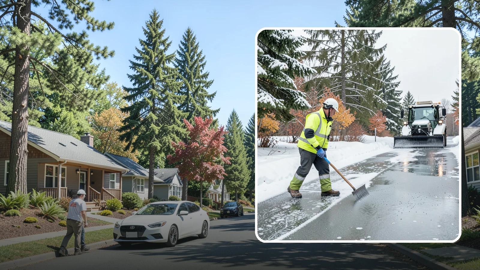 Magnesium Chloride Spreading in Orting, Pierce County, WA - Magnesium chloride spreading delivers effective deicing with less damage to concrete, vegetation, and paws than harsher salts.