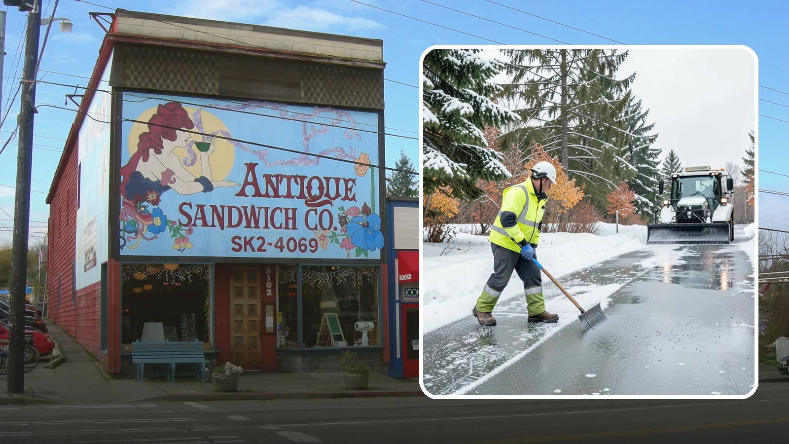 Magnesium Chloride Spreading in Ruston, Pierce County, WA - Magnesium chloride spreading delivers effective deicing with less damage to concrete, vegetation, and paws than harsher salts.