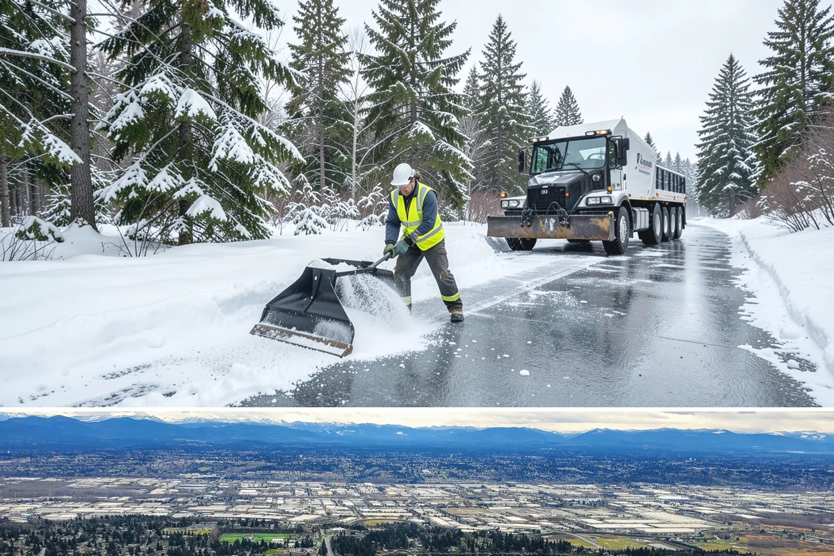 Magnesium Chloride Spreading in SeaTac, King County, WA - Magnesium chloride sees steady use from December through February on properties where landscaping and pet safety are priorities.