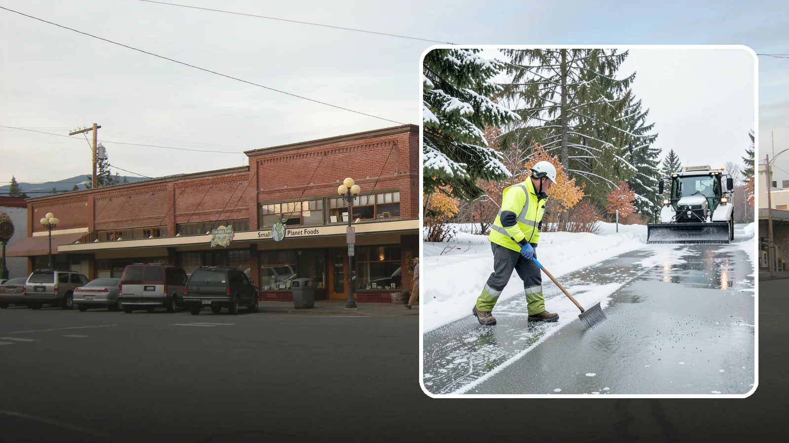 Magnesium Chloride Spreading in Sedro-Woolley, Skagit County, WA - Magnesium chloride spreading delivers effective deicing with less damage to concrete, vegetation, and paws than harsher salts.