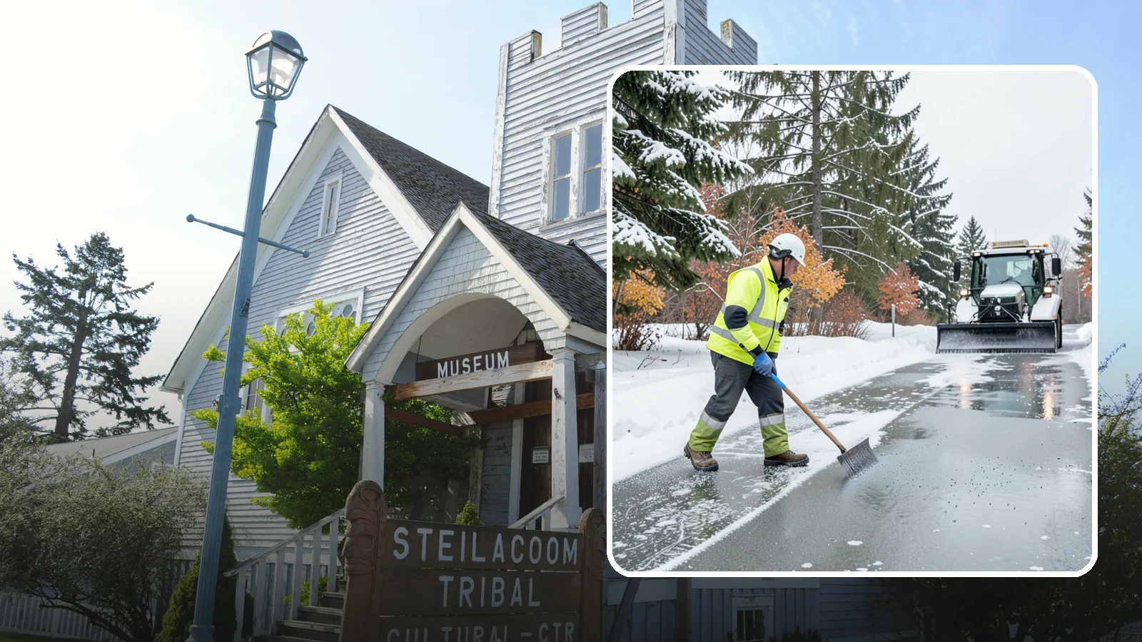 Magnesium Chloride Spreading in Steilacoom, Pierce County, WA - Magnesium chloride spreading delivers effective deicing with less damage to concrete, vegetation, and paws than harsher salts.