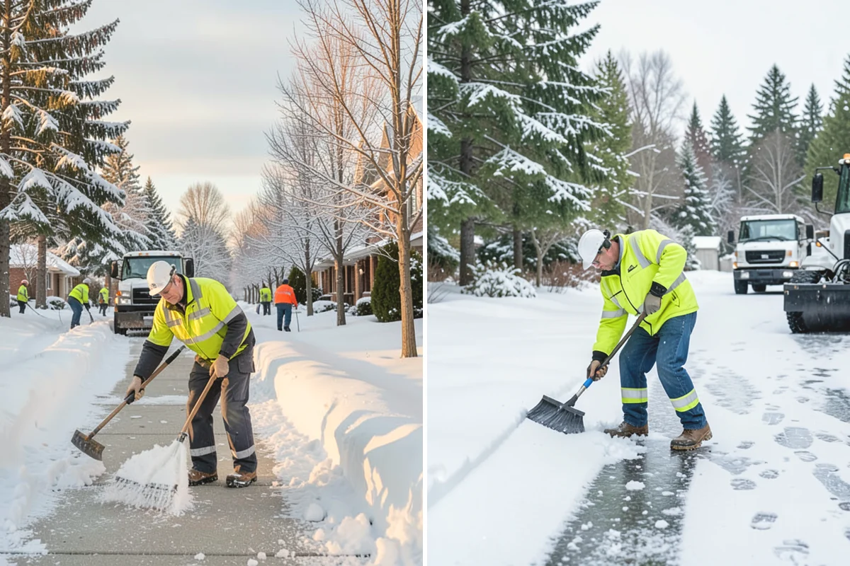 Magnesium Chloride Spreading in Steilacoom, Pierce County, WA - Survey the site for landscaping and pet-traffic areas that need a milder deicer
