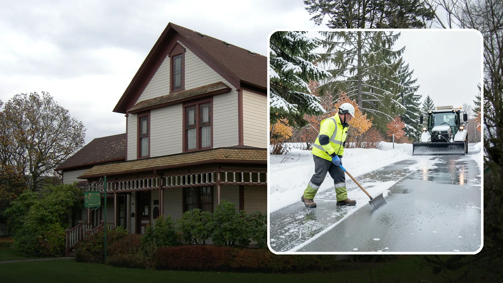 Magnesium Chloride Spreading in Sumner, Pierce County, WA - Magnesium chloride spreading delivers effective deicing with less damage to concrete, vegetation, and paws than harsher salts.