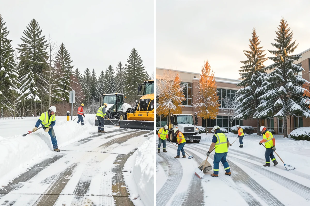 Magnesium Chloride Spreading in Tukwila, King County, WA - Survey the site for landscaping and pet-traffic areas that need a milder deicer