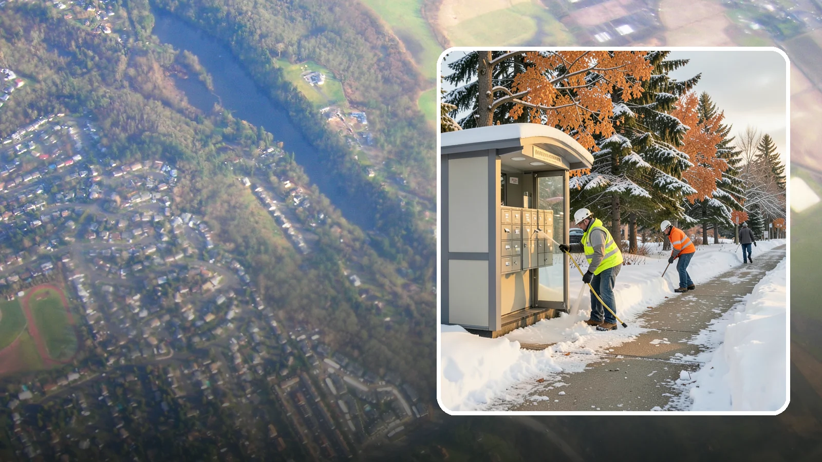 Mail Kiosk Clearing in Algona, King County, WA - We clear cluster mailbox kiosks and their approaches so residents and carriers reach the mail safely through Western Washington...