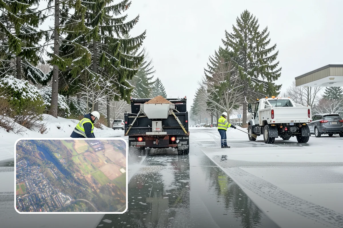 Mail Kiosk Clearing in Algona, King County, WA - Keeps postal delivery on its normal schedule