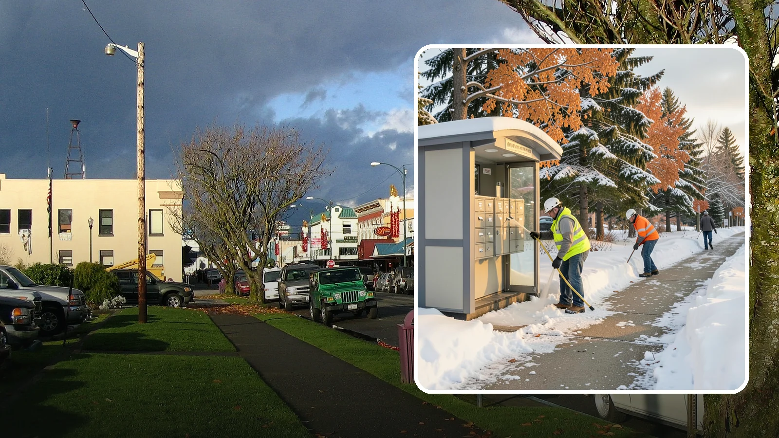 Mail Kiosk Clearing in Arlington, Snohomish County, WA - We clear cluster mailbox kiosks and their approaches so residents and carriers reach the mail safely through Western Washington...