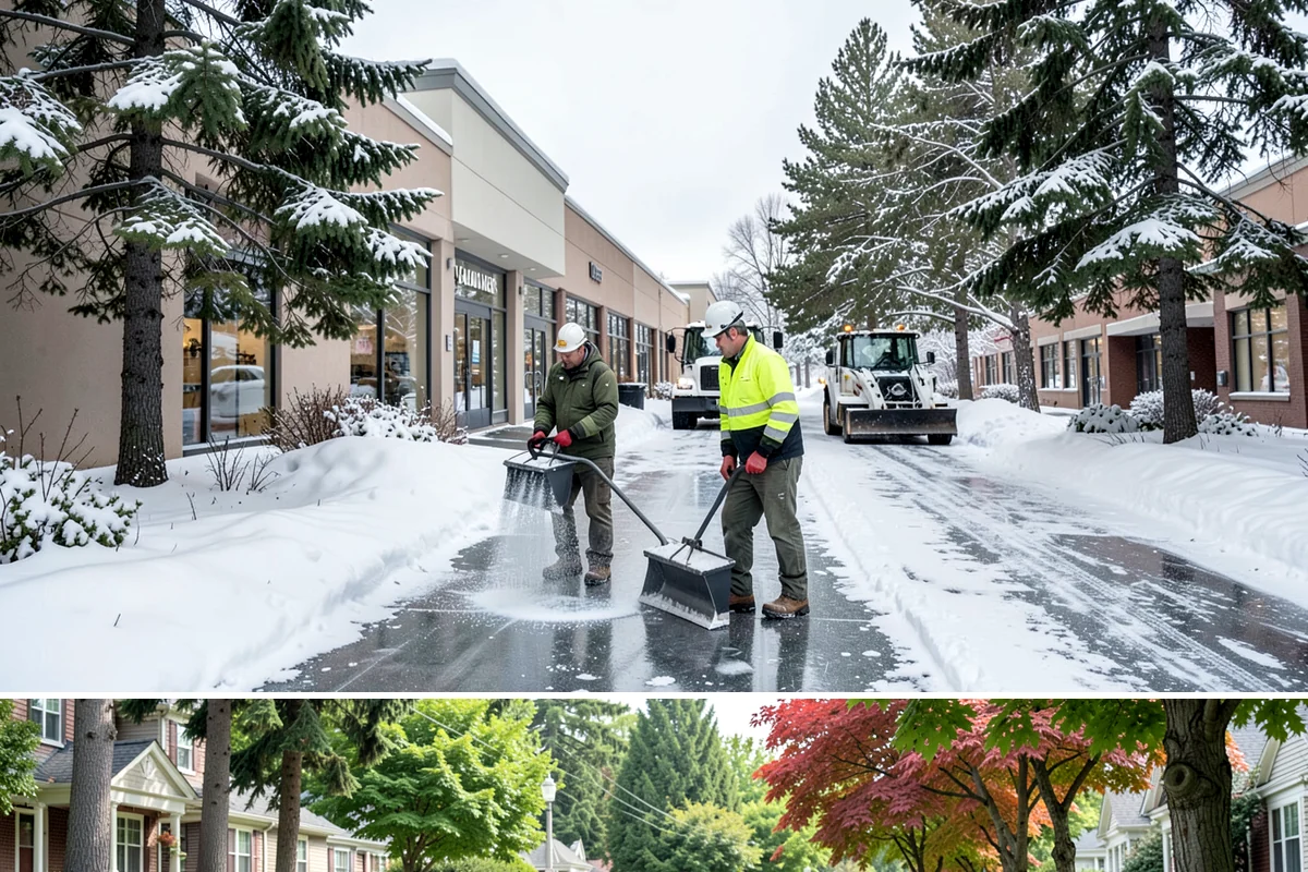 Mail Kiosk Clearing in Beaux Arts Village, King County, WA - Cleared each morning after accumulation so mail service continues through the November-to-March snow window.