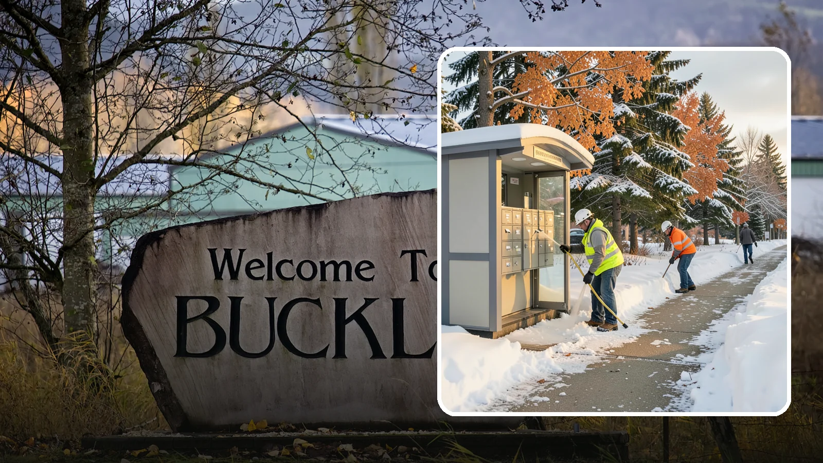 Mail Kiosk Clearing in Buckley, Pierce County, WA - We clear cluster mailbox kiosks and their approaches so residents and carriers reach the mail safely through Western Washington...