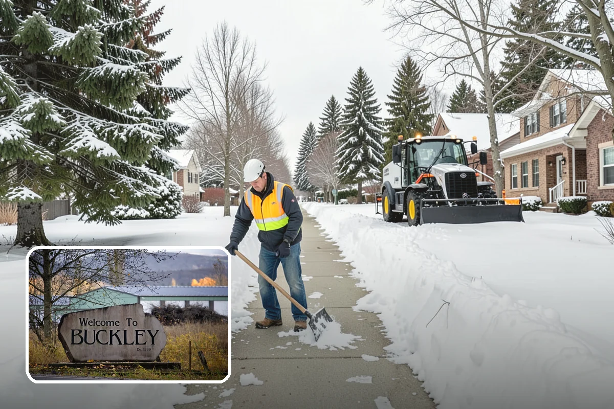 Mail Kiosk Clearing in Buckley, Pierce County, WA - Keeps postal delivery on its normal schedule