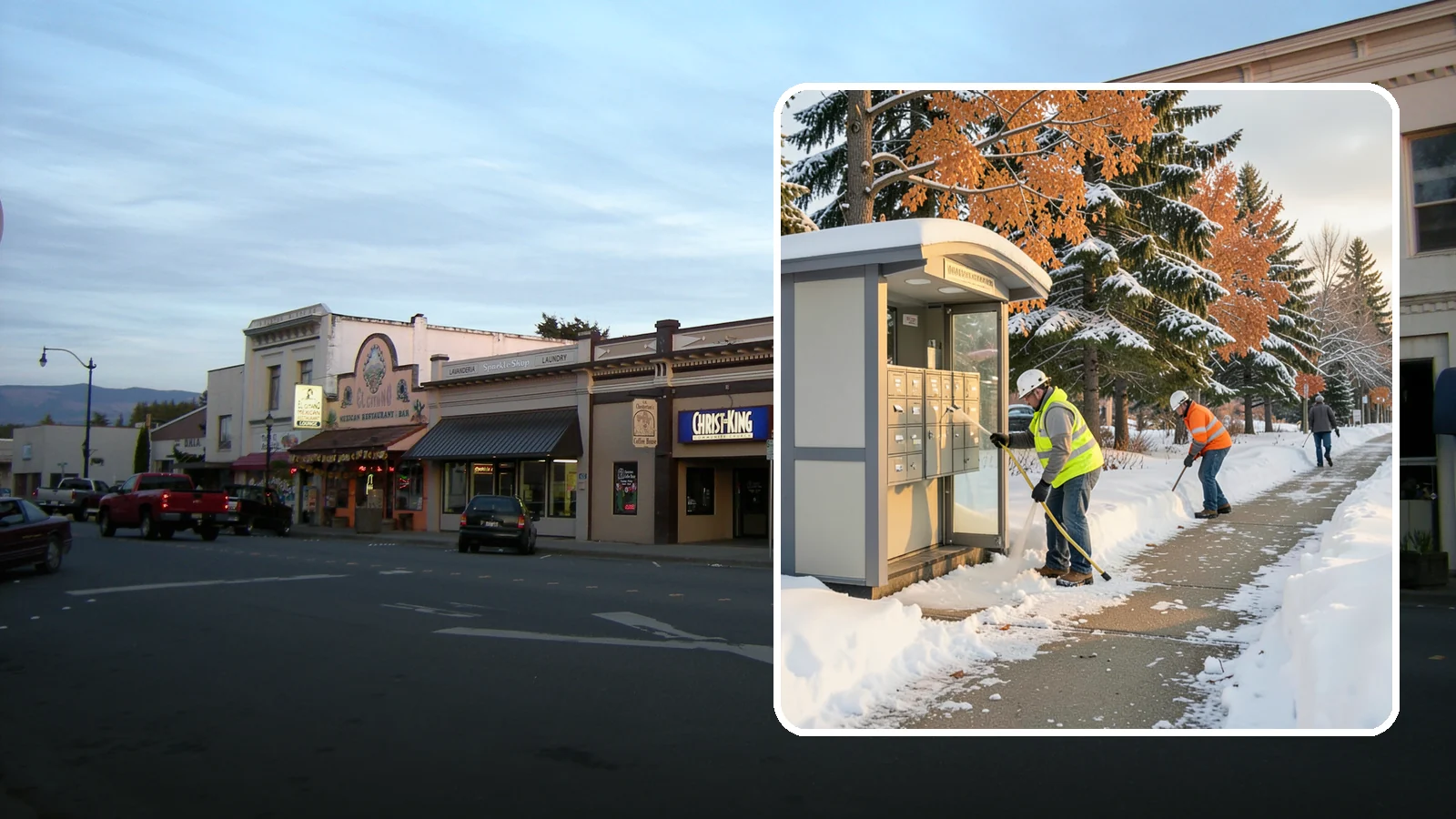 Mail Kiosk Clearing in Burlington, Skagit County, WA - We clear cluster mailbox kiosks and their approaches so residents and carriers reach the mail safely through Western Washington...
