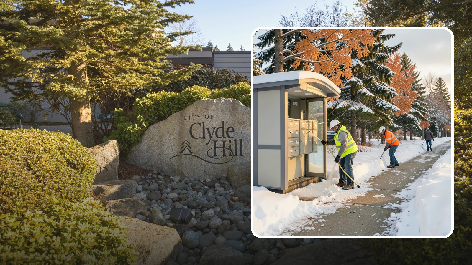 Mail Kiosk Clearing in Clyde Hill, King County, WA - We clear cluster mailbox kiosks and their approaches so residents and carriers reach the mail safely through Western Washington...