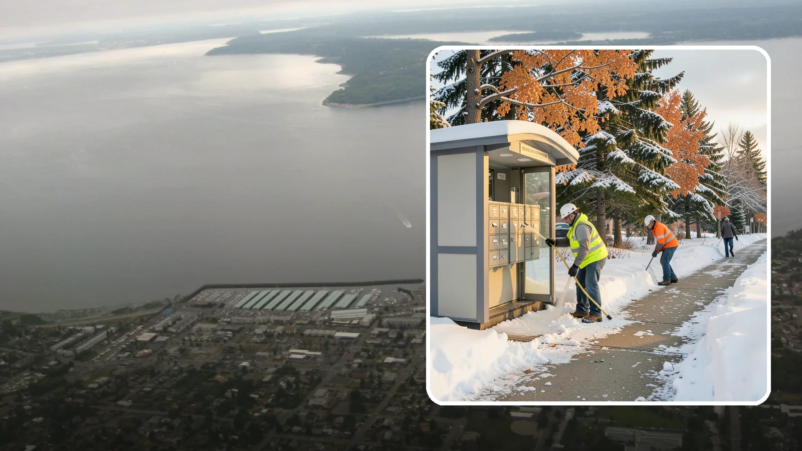 Mail Kiosk Clearing in Des Moines, King County, WA - We clear cluster mailbox kiosks and their approaches so residents and carriers reach the mail safely through Western Washington...