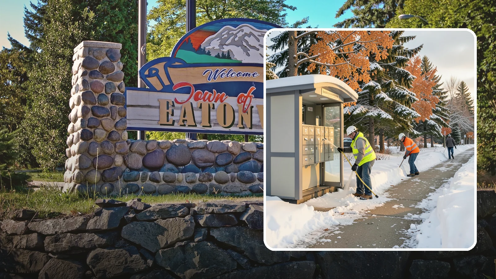 Mail Kiosk Clearing in Eatonville, Pierce County, WA - We clear cluster mailbox kiosks and their approaches so residents and carriers reach the mail safely through Western Washington...