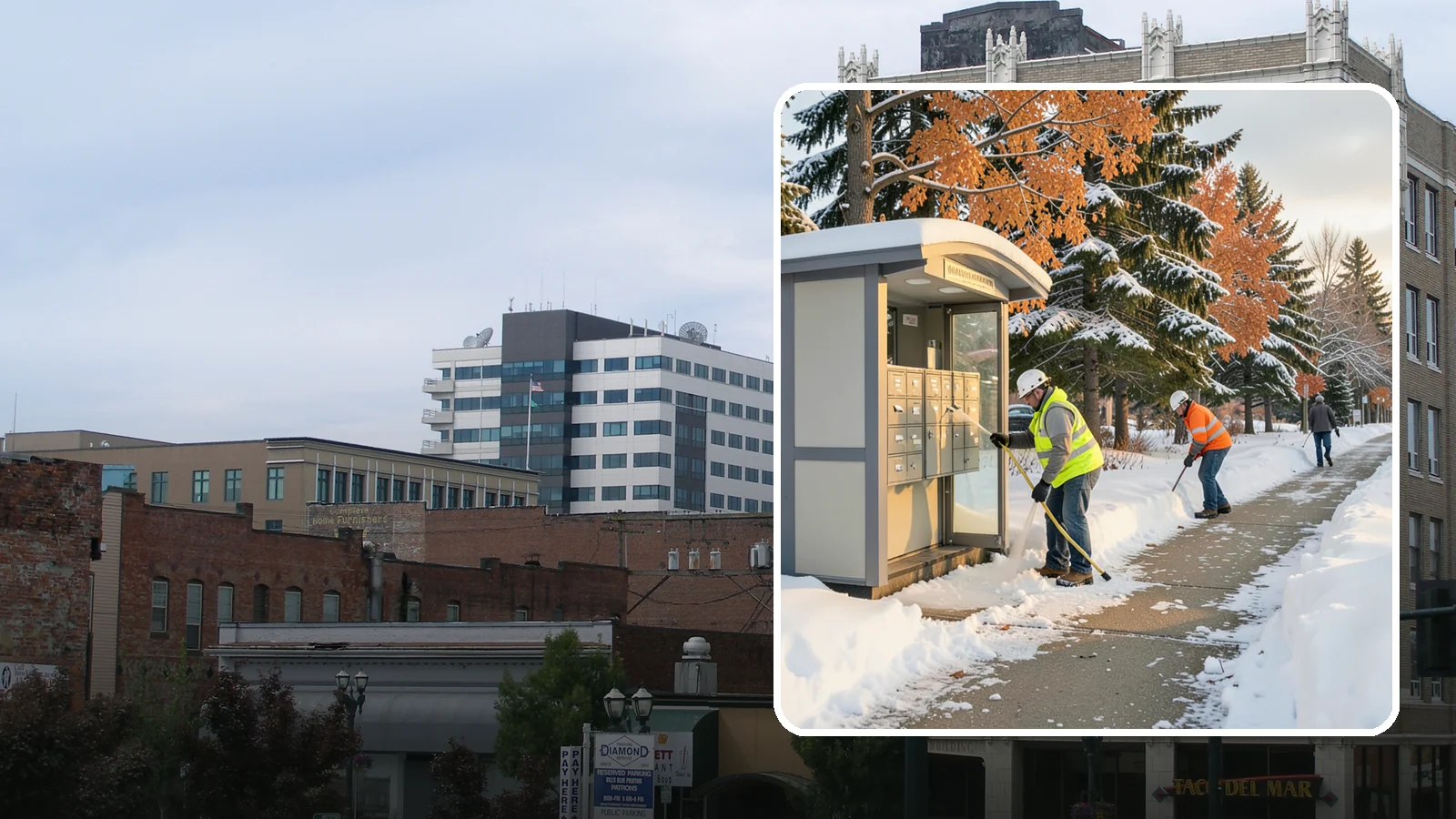 Mail Kiosk Clearing in Everett, Snohomish County, WA - We clear cluster mailbox kiosks and their approaches so residents and carriers reach the mail safely through Western Washington...
