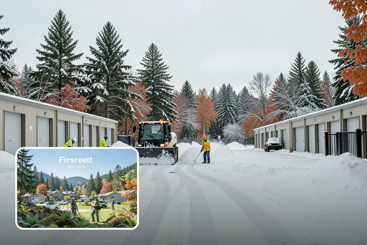 Mail Kiosk Clearing in Fircrest, Pierce County, WA - Keeps postal delivery on its normal schedule
