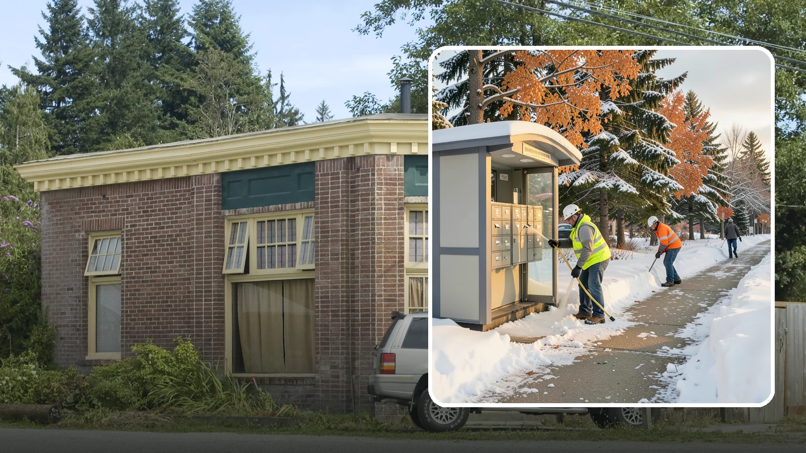 Mail Kiosk Clearing in Hamilton, Skagit County, WA - We clear cluster mailbox kiosks and their approaches so residents and carriers reach the mail safely through Western Washington...