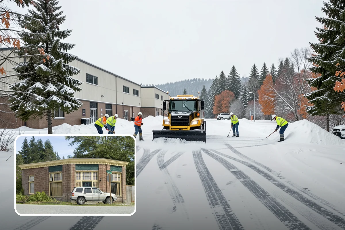 Mail Kiosk Clearing in Hamilton, Skagit County, WA - Keeps postal delivery on its normal schedule