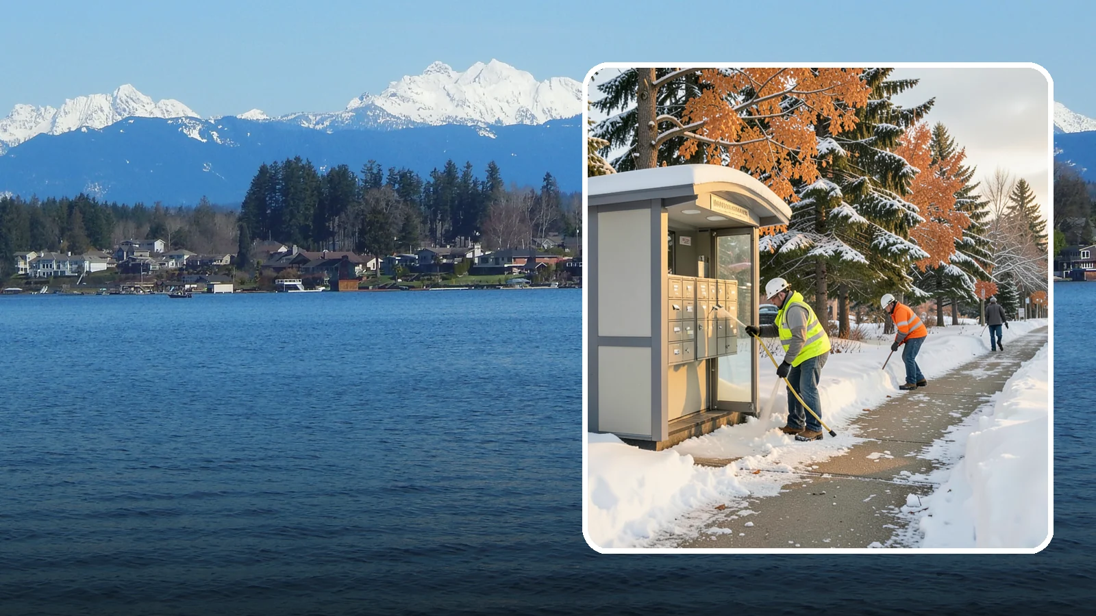 Mail Kiosk Clearing in Lake Stevens, Snohomish County, WA - We clear cluster mailbox kiosks and their approaches so residents and carriers reach the mail safely through Western Washington...