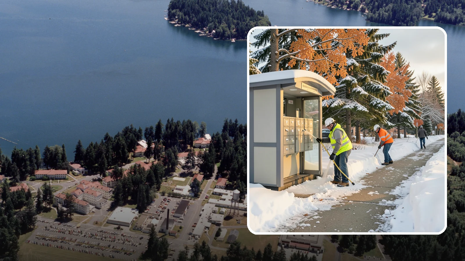 Mail Kiosk Clearing in Lakewood, Pierce County, WA - We clear cluster mailbox kiosks and their approaches so residents and carriers reach the mail safely through Western Washington...