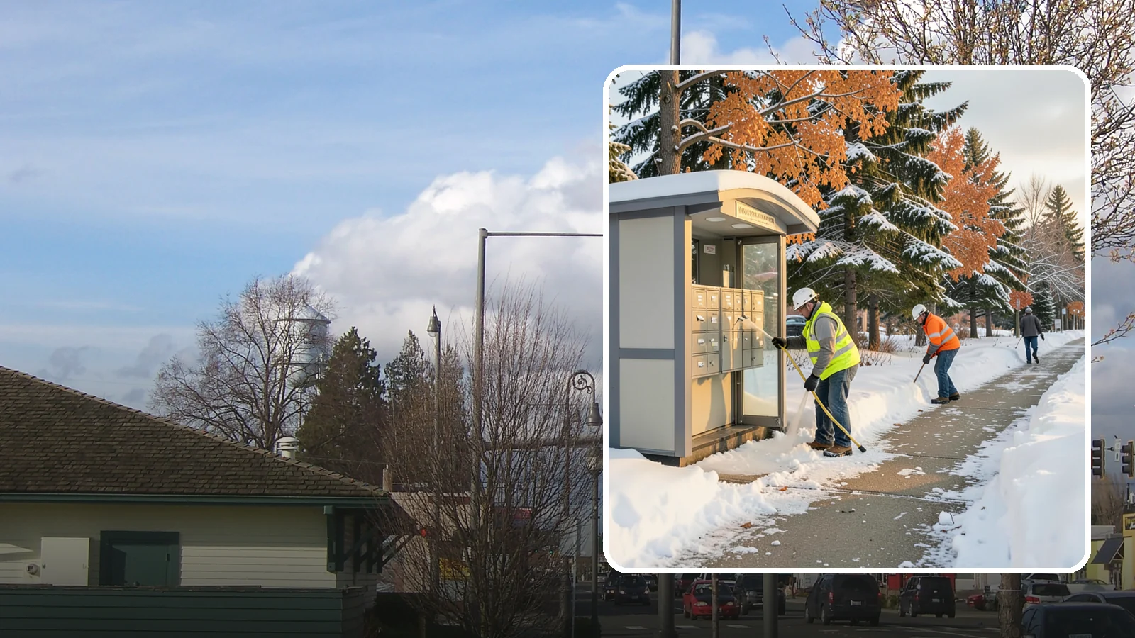 Mail Kiosk Clearing in Marysville, Snohomish County, WA - We clear cluster mailbox kiosks and their approaches so residents and carriers reach the mail safely through Western Washington...