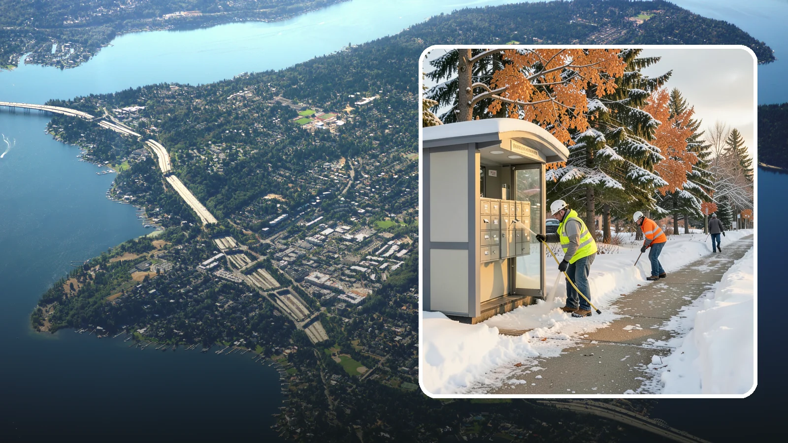Mail Kiosk Clearing in Mercer Island, King County, WA - We clear cluster mailbox kiosks and their approaches so residents and carriers reach the mail safely through Western Washington...