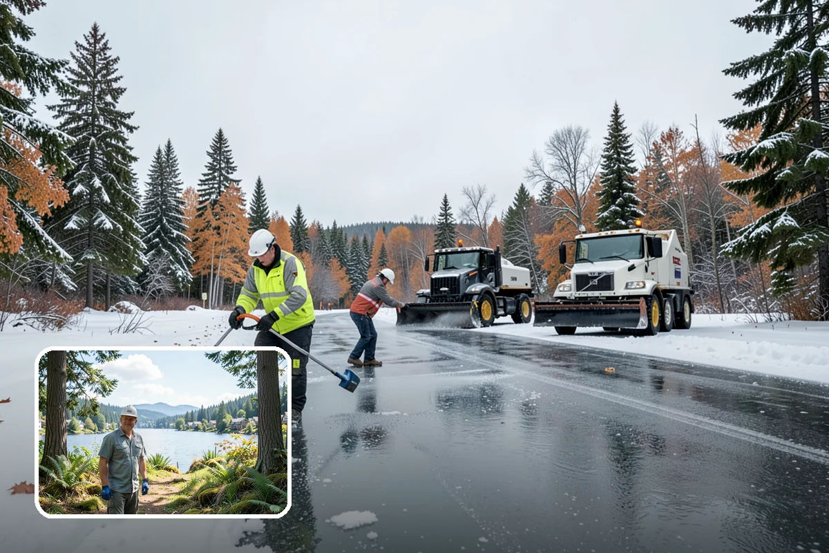 Mail Kiosk Clearing in Milton, King County, WA - Keeps postal delivery on its normal schedule