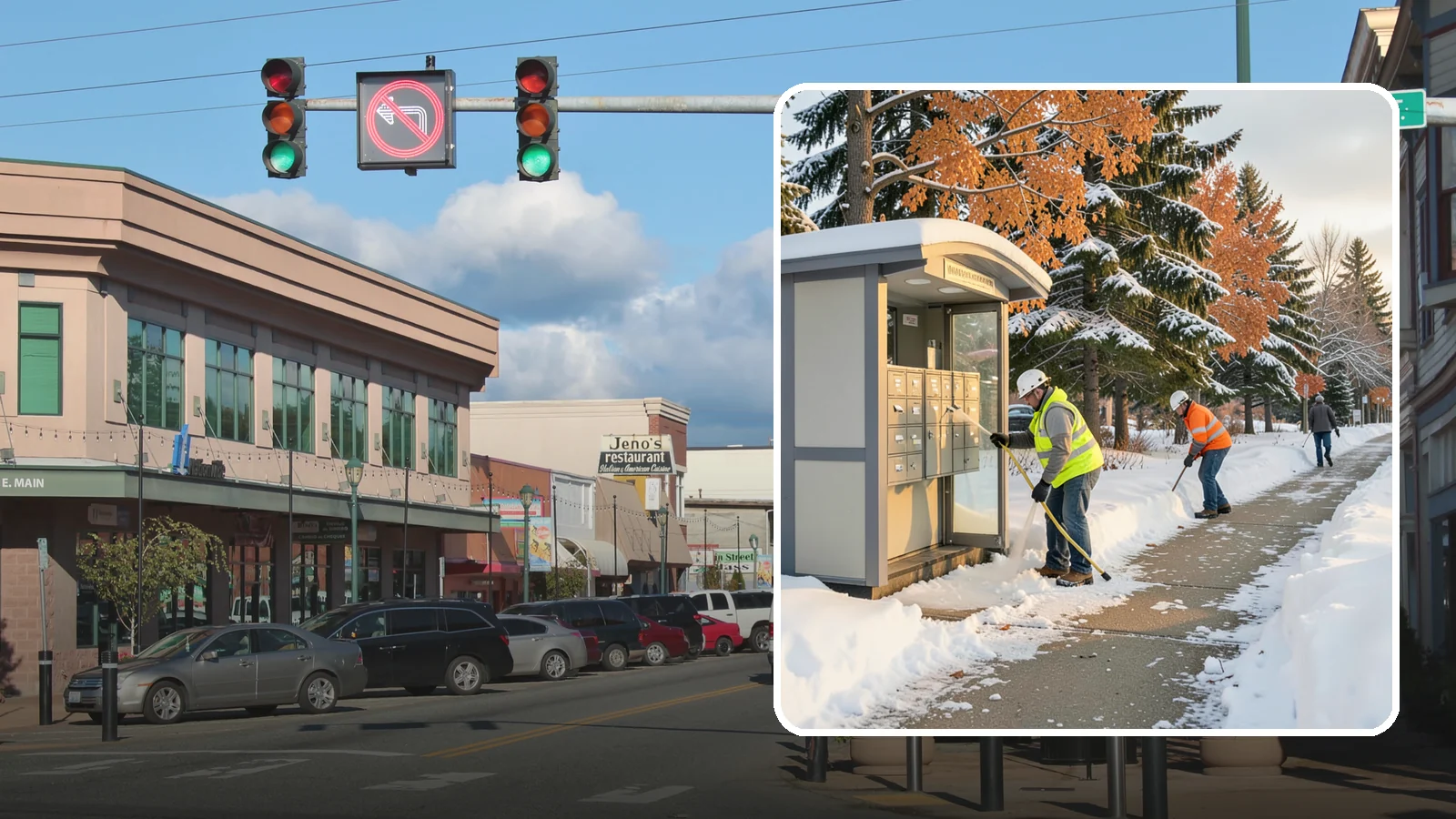 Mail Kiosk Clearing in Monroe, Snohomish County, WA - We clear cluster mailbox kiosks and their approaches so residents and carriers reach the mail safely through Western Washington...