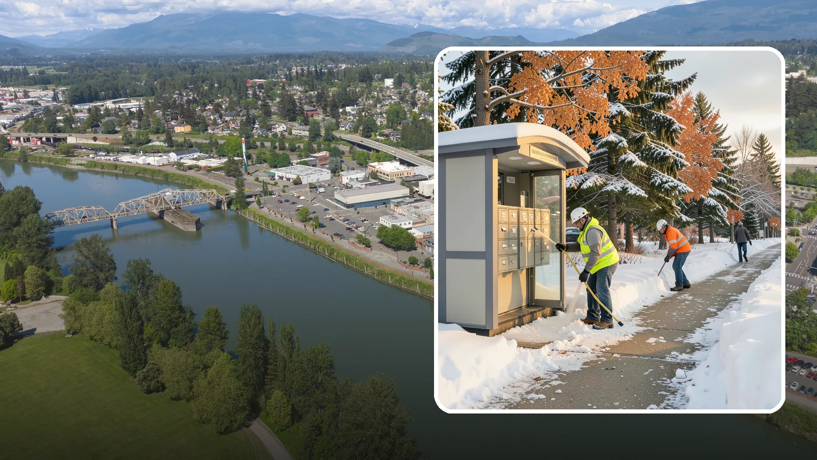 Mail Kiosk Clearing in Mount Vernon, Skagit County, WA - We clear cluster mailbox kiosks and their approaches so residents and carriers reach the mail safely through Western Washington...