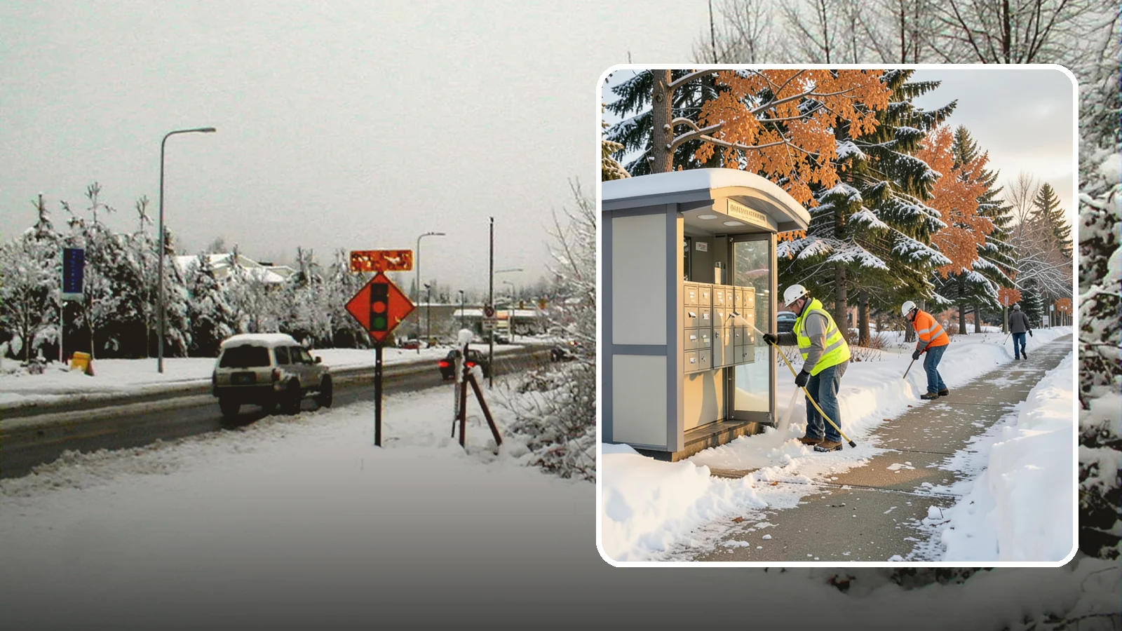Mail Kiosk Clearing in Newcastle, King County, WA - We clear cluster mailbox kiosks and their approaches so residents and carriers reach the mail safely through Western Washington...