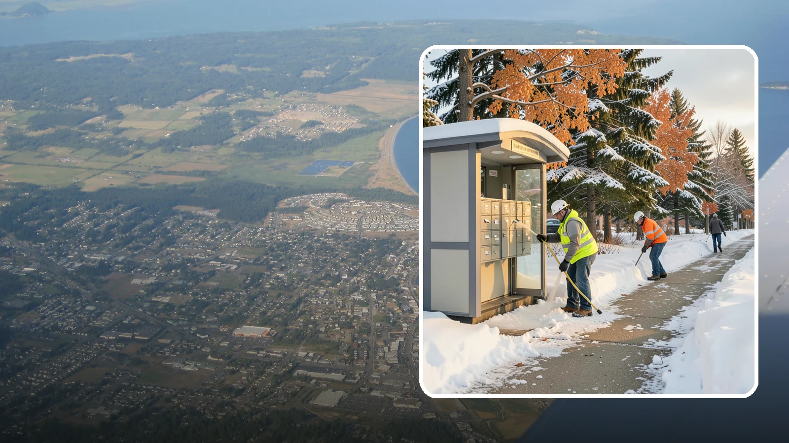 Mail Kiosk Clearing in Oak Harbor, Island County, WA - We clear cluster mailbox kiosks and their approaches so residents and carriers reach the mail safely through Western Washington...