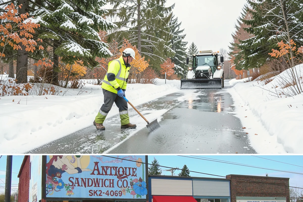 Mail Kiosk Clearing in Ruston, Pierce County, WA - Cleared each morning after accumulation so mail service continues through the November-to-March snow window.