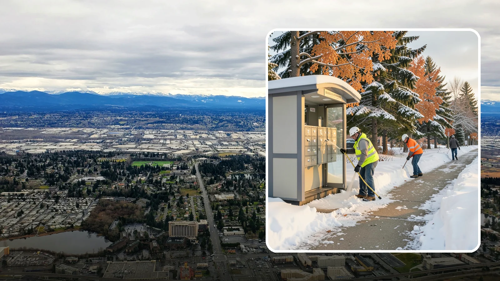 Mail Kiosk Clearing in SeaTac, King County, WA - We clear cluster mailbox kiosks and their approaches so residents and carriers reach the mail safely through Western Washington...