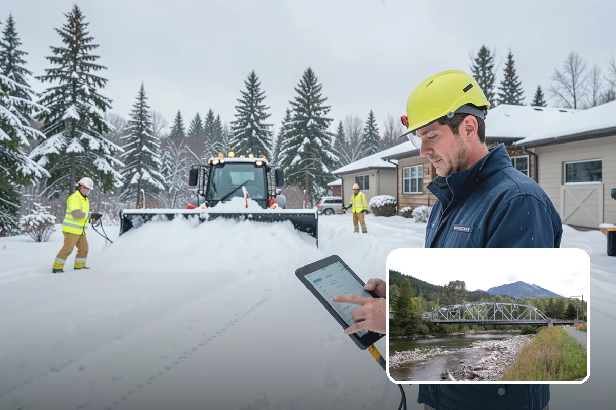 Mail Kiosk Clearing in Skykomish, King County, WA - Keeps postal delivery on its normal schedule