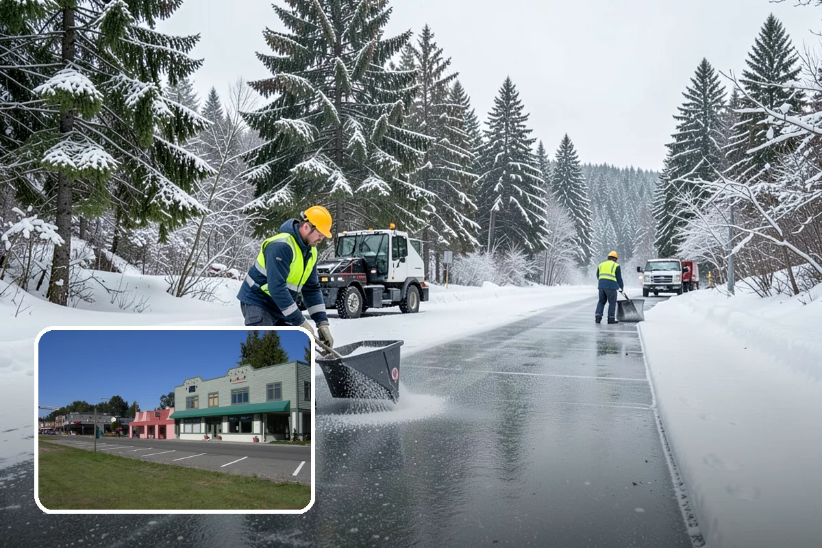 Mail Kiosk Clearing in Snoqualmie, King County, WA - Keeps postal delivery on its normal schedule