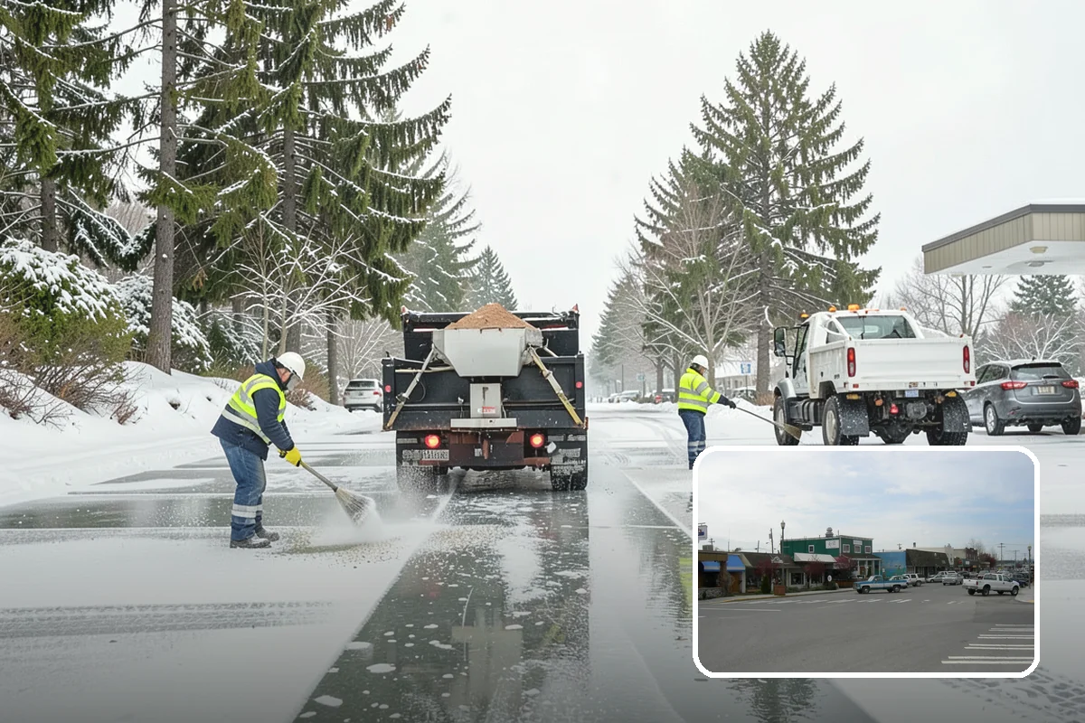 Mail Kiosk Clearing in Stanwood, Snohomish County, WA - Keeps postal delivery on its normal schedule