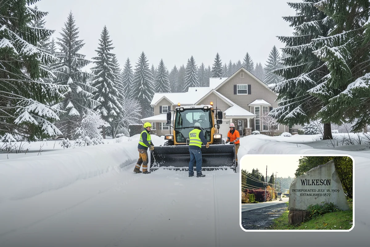 Mail Kiosk Clearing in Wilkeson, Pierce County, WA - Keeps postal delivery on its normal schedule
