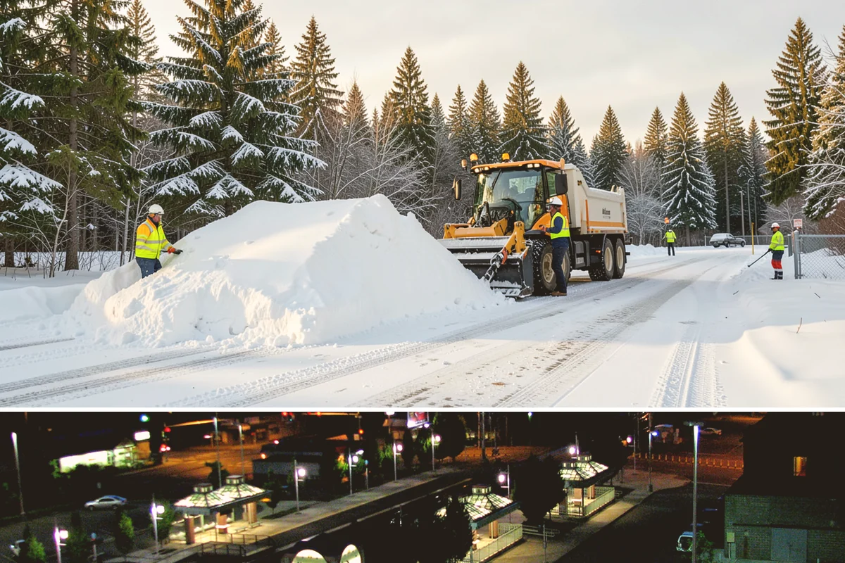 Manufacturing Plant Snow Removal in Auburn, King County, WA - Most Western Washington plants need coverage from December through February, concentrated around cold, clear nights that follow...