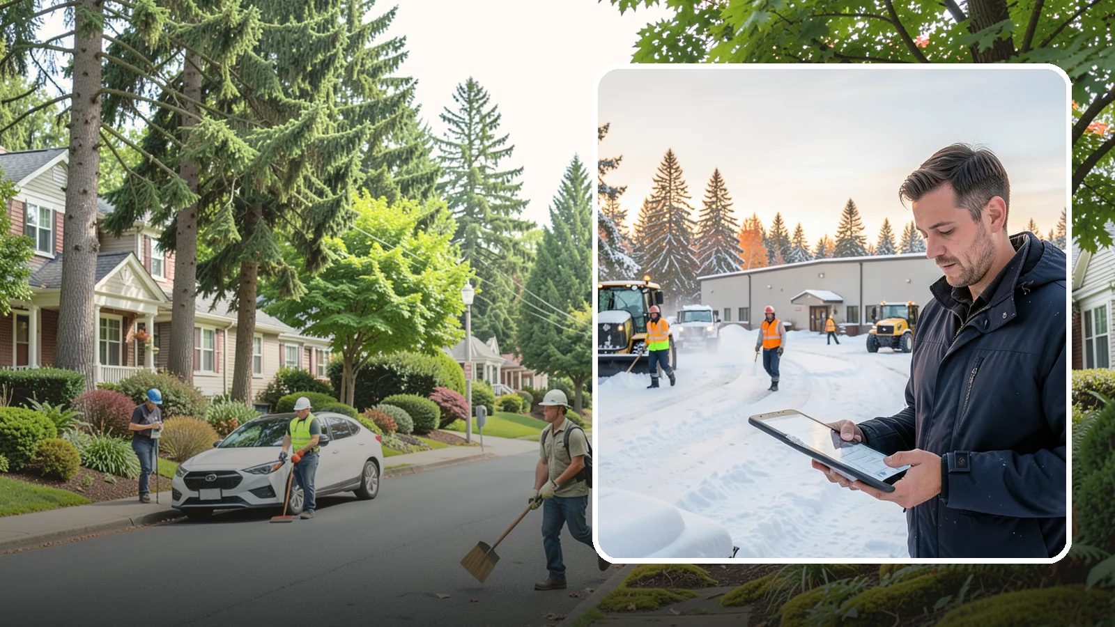 Manufacturing Plant Snow Removal in Beaux Arts Village, King County, WA - Keep raw materials arriving and finished goods shipping by having your plant's shipping yards, employee lots, and pedestrian...