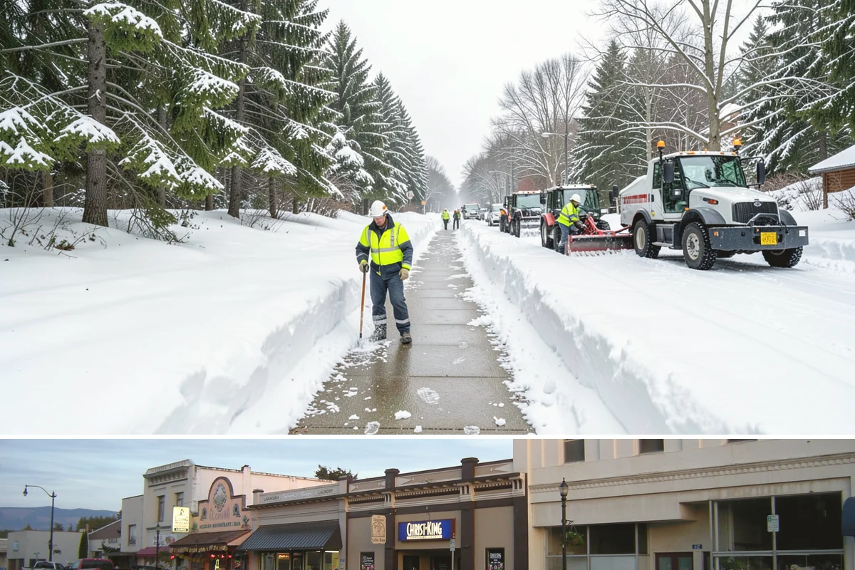 Manufacturing Plant Snow Removal in Burlington, Skagit County, WA - Most Western Washington plants need coverage from December through February, concentrated around cold, clear nights that follow...